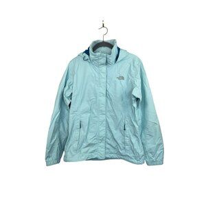 The North Face HyVent Rain Jacket Blue Size Medium